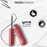 Buy FACES CANADA Magneteyes Eyeliner - Black, 3.5 ml | Intense Color | Quick Drying | 24HR Long Lasting | Fine Tip Precision | Almond Oil Enriched | Waterproof | Smudgeproof - Purplle