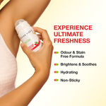 Buy Good Vibes Fresh Care Rosehip Underarm Roll On – Floral Fresh | Brightening, Soothing & Hydrating | Alcohol-Free, Aluminium-Free | Odour & Sweat Protection | Stain-Free Deodorant Roll-On | Gentle on Sensitive Skin – 50 ml - Purplle