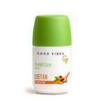 Buy Good Vibes Fresh Care Ubtan Underarm Roll On – Earthy Fresh | Skin Brightening & Even Tone | Natural De-Tan Care | Aluminium-Free & Alcohol-Free | Odour & Sweat Protection | Stain-Free Deodorant Roll-On | Safe for Sensitive Skin – 50 ml - Purplle