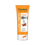 Buy Himalaya Sun protect + | Ultra-light Sunscreen Cream | SPF 50 PA ++++ | 90% Natural Origin Ingredients | Zero White Cast | 98% Broad Spectrum Protection | Sweat & Water Resistant | For Men & Women | 50 gm - Purplle