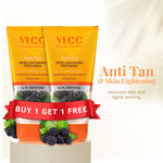Buy VLCC Anti Tan Skin Lightening Face Wash (Buy 1 Get 1)(Each 150ml) - Pack of 2 - Purplle
