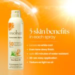 Buy Moha Sunscreen Spray Spf 50 Body Sunscreen Spray Waterproof Lightweight Uva+Uvb Protection, No White Cast, Broad Spectrum Pa+++, For Women & Men, Spray Sunscreen for face & Body, 170 gm - Purplle
