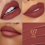 Buy Glam 21 Adore Matte Lipstick - Silk Nude - 3.5 gm, Intense Color Smudgeproof Long Lasting Lipstick UP TO 12 Hour Stay - Purplle