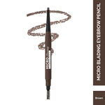 Buy Glam 21 Micro Blading Eyebrow Pencil - Brown & Brow Grip Clear Gel -12.3 gm - Purplle