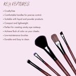 Buy Allure Set Of 5 Makeup Brushes (MBS -C5) - Purplle