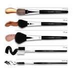 Buy Allure Makeup Brush Set ( Pack of 12 ) MBS 12 - Purplle