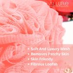 Buy Allure Pack of 2 Luxury Loofah Sponge (Assorted color XL Size Loofah) - Purplle