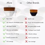 Buy Allure Magic Foundation Brush - White, 1 pc - Purplle