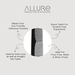 Buy Allure Anti-Static Regular Hair Comb for Smooth & Frizz-Free Styling(HMC_B_21) 1 pc - Purplle