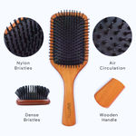 Buy Allure Nylon Bristles Wooden Detangling Hair Brush Large 1 pc - Purplle