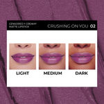 Buy SOKU Censored Creamy Matte Lipstick Crushing On You 02 (4.2 gm) - Purplle