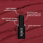 Buy SOKU Censored Creamy Matte Lipstick Forbidden Fruit 03 (4.2 gm) - Purplle