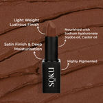 Buy SOKU Censored Creamy Matte Lipstick Almost Nude 06 (4.2 gm) - Purplle