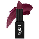 Buy SOKU Censored Creamy Matte Lipstick Kissably Gorgeous 07 (4.2 gm) - Purplle
