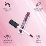 Buy SOKU Wink & Wow Plumping Lip Gloss Berry Juicy 01 (3.5 ml) - Purplle