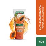 Buy Nature's Essence Anti Pigmentation Papaya Gel Face wash for women infused with Saffron |reduces Spot| Instant Brightening |Tan Removal 50 gm - Purplle