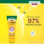 Buy Nature's Essence Sunban Suncreen SPF 50 PA+++ | No White Cast and Broad Spectrum Sun screen | For All Skin Types | Non Greasy | Lightweight | For Men & Women | 30 ml - Purplle