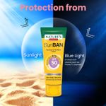 Buy Nature's Essence Sunban Suncreen SPF 50 PA+++ | No White Cast and Broad Spectrum Sun screen | For All Skin Types | Non Greasy | Lightweight | For Men & Women | 30 ml - Purplle