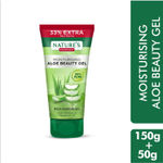 Buy Nature's Essence Moisturising Aloe Beauty Gel with Vitamin E and Peppermint Oil | MultiPurpose Gel | 99% Pure Aloe Vera Extracts | For All Skin Types, 150 + 50 gm - Purplle