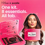 Buy NY Bae All I Need Makeup Kit | Primer | BB Cream | Compact | Blush | Kajal | Mascara | Lipstick | Setting Spray | All-in-One 8-Step Makeup Kit | Travel-Friendly | Long-Lasting | Everyday Glam - 80 gm - Purplle