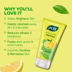 Buy Joy Skin Brightening Lemon Face Wash For Oily Skin (100 ml x 2) | Reduces Dark Spots, Removes Excess Oil & Dirt | Enriched with Natural Exfoliating Agents & Vitamin C (Pack of 2) - Purplle