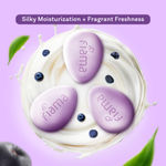 Buy Fiama Moisturizing Soap Bar, Japanese Hokkaido Milk & Acai Berry, Soap Pack of 3, Non-Sticky Moisturized Skin, 1/3rd Skin Moisturizers, Vitamin F, Fragrant Freshness - Purplle