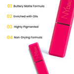 Buy NY Bae Sweet Shop Staples Pack of 3 Lipsticks for Women (Nudes & Browns) | Long-Lasting Matte Finish | Highly Pigmented | Smooth & Even Glide | Lightweight & Comfortable Wear | Non-Drying Formula | Enriched with Vitamin E - Purplle