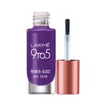 Buy Lakme 9 to 5 Primer + Gloss Nail Colour, PurpleMagic, 6 ml - Purplle