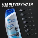 Buy Head and Shoulders Deep Cleanse Dandruff Shampoo,180 ml,Oxygenated Charcoal,Oily Scalp Dandruff Shampoo - Purplle