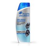 Buy Head and Shoulders Deep Cleanse Dandruff Shampoo,340 ml,Oxygenated Charcoal,Oily Scalp Dandruff Shampoo - Purplle