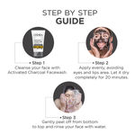 Buy OSHEA HERBALS Activated Charcoal peel off mask (Pack of 2 ) - Purplle