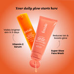 Buy Foxtale Glow & Go Duo | Brightening Face Wash + Vitamin C Serum 130 ml - Purplle