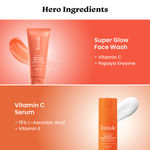 Buy Foxtale Glow & Go Duo | Brightening Face Wash + Vitamin C Serum 130 ml - Purplle