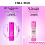 Buy Foxtale Oil Control Duo | 12% Niacinamide Clarifying Serum + Oil Balancing Moisturizer | Targets 7 Signs of Acne | Oil-Free Glow, Smoother Texture | With Azelaic Acid, Niacinamide & Cica - 80 ml - Purplle