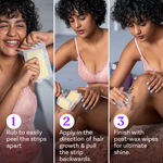 Buy Bombae White Chocolate Wax Strips for Women, Glow Wax Strips for Arms, Underarms, Legs, Bikini, 8 Strips - Purplle