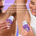 Buy Bombae 5% AHA+BHA Underarm Roll-On | Brightens & Smoothens | All-Day Odor Control for Women 40 ml - Purplle