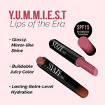 Buy Staze 9to9 Y.U.M.M.Y Lip Gloss Balm | Intense High-Shine Gloss Finish | With SPF 15 | Lightweight | 04 Strawberry Jelly | 2 gm - Purplle