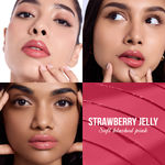 Buy Staze 9to9 Y.U.M.M.Y Lip Gloss Balm | Intense High-Shine Gloss Finish | With SPF 15 | Lightweight | 04 Strawberry Jelly | 2 gm - Purplle