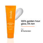 Buy Foxtale Glow Sunscreen SPF 50 PA++++ Lightweight with Vitamin C and Niacinamide | Fast Absorbing | UVA and UVB filters | Prevents Tanning | No White Cast | Non-Greasy | For Men & Women | All Skin Types – 30 ml - Purplle