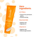 Buy Foxtale Glow Sunscreen SPF 50 PA++++ Lightweight with Vitamin C and Niacinamide | Fast Absorbing | UVA and UVB filters | Prevents Tanning | No White Cast | Non-Greasy | For Men & Women | All Skin Types – 30 ml - Purplle