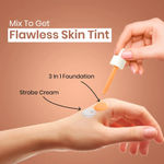 Buy NY Bae Strobe Skin Tint Combo - Fair Skin | Strobe Pink Topaz (12 gm) | Warm Milk Foundation 09 (30 ml)| Skin Tint | Glowy Korean Skin | Fair Skin Tone | Everyday Makeup Kit - Combo of 2 - Purplle