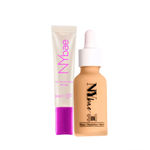 Buy NY Bae Strobe Skin Tint Combo - Fair Skin | Strobe Pink Topaz (12 gm) | Warm Milk Foundation 09 (30 ml)| Skin Tint | Glowy Korean Skin | Fair Skin Tone | Everyday Makeup Kit - Combo of 2 - Purplle