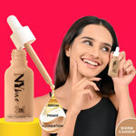 Buy NY Bae Strobe Skin Tint Combo - Medium Skin | Strobe Pink Topaz (12 gm) | Warm Cashew Foundation 03 (30 ml)| Skin Tint | Glowy Korean Skin | Medium Skin Tone | Everyday Makeup Kit - Combo of 2 - Purplle