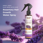 Buy WOW Skin Science Rosemary + Biotin Pro Hair Growth Water Spray | Thicker & Fuller Hair | Rosemary Water For Hair Growth | No Parabens, Sulphates or Silicones | 200 ml - Purplle