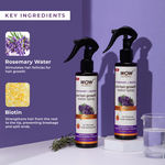 Buy WOW Skin Science Rosemary + Biotin Pro Hair Growth Water Spray | Thicker & Fuller Hair | Rosemary Water For Hair Growth | No Parabens, Sulphates or Silicones | 200 ml - Purplle