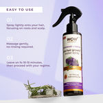 Buy WOW Skin Science Rosemary + Biotin Pro Hair Growth Water Spray | Thicker & Fuller Hair | Rosemary Water For Hair Growth | No Parabens, Sulphates or Silicones | 200 ml - Purplle