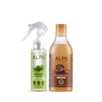 Buy Alps Goodness Thick & Frizz-Free Hair Duo with Rosemary Water Spray (100 ml) & Flaxseed Gel (300 ml) | For Thick-Long Hair | Gives Frizz-Control Combo of 2 - Purplle