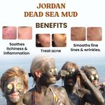 Buy Wild Oak Jordan Dead Sea Healing Mud Face Scrub | 2% Niacinamide | Blemishes & Anti Aging | De-Tan, Even Skin Tone, Brighter Complexion | Face Pack | For All Skin Types | 100 gm - Purplle