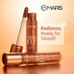 Buy Mars Glow Fly Liquid Highlighter (10 ml) (01-Winged Rose) | Enriched With Sunflower Seed Oil | Radiant Glow | No Chunky Particles | Light-Weight & Long-Lasting | Ultra Blendable Formula - Purplle