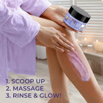 Buy LUX LAVENDER & VIT C CREME BODY SCRUB, 300 gm - Purplle